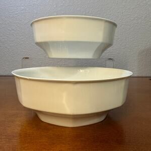 Savoir Vivre Maison Blanche White 8" Vegetable Serving Bowls Y0008
